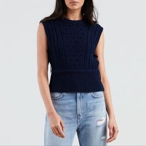 LEVIS made and crated Aran knit sweater knit